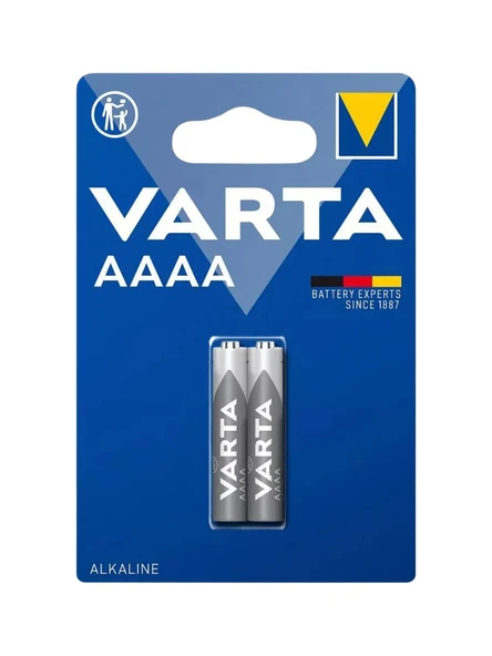 Varta MN2500 AAAA 1.5 V Pil 2'li