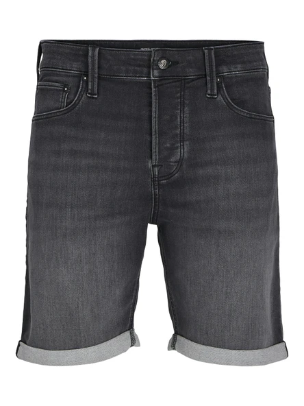 JACK JONES Erkek Rahat Likralı Kot Şort 12269501 - 5