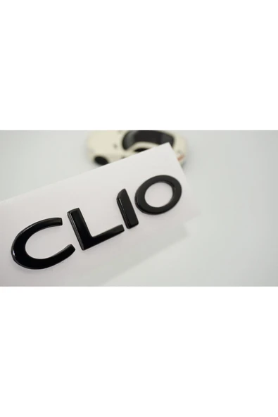 Clio 5 Bagaj Siyah ABS Yazı Logo Amblem Renault İle Uyumlu