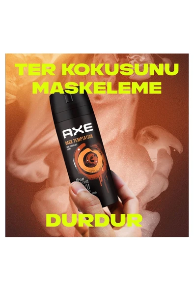 AXE ERKEK DEODORANT  DARK TEMPTATİON 150 ML X3 ADET - 3