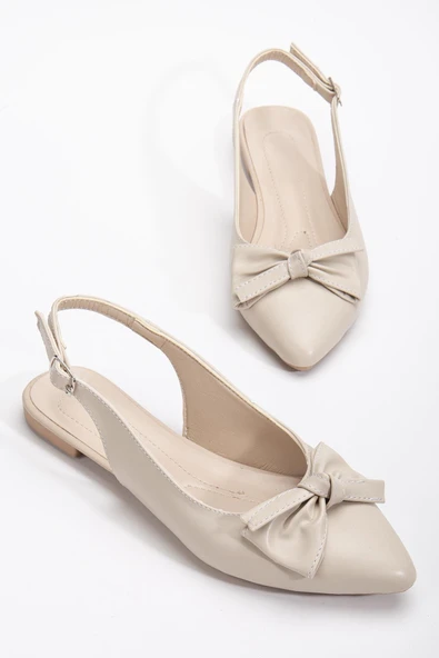 Kadın Babet Ten Arka Açık Fiyonklu ürün görseli