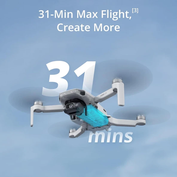 DJI Mini , 4K 30 Fps, Drone, Gri - 4