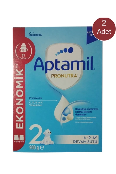 APTAMİL DEVAM SÜTÜ 2 NUMARA 900 GR X 2 ADET - 2