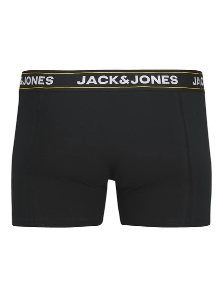 JACK JONES Erkek 6 lı Siyah Pamuklu Boxer 12286183 - 5