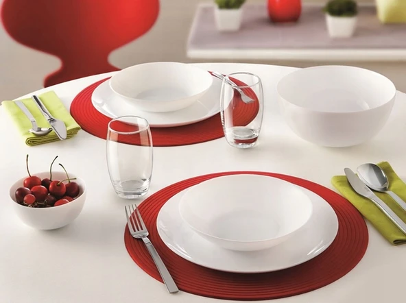 DİWALİ TEMPERLİ TATLI TABAĞI 19 CM 6lı - 3
