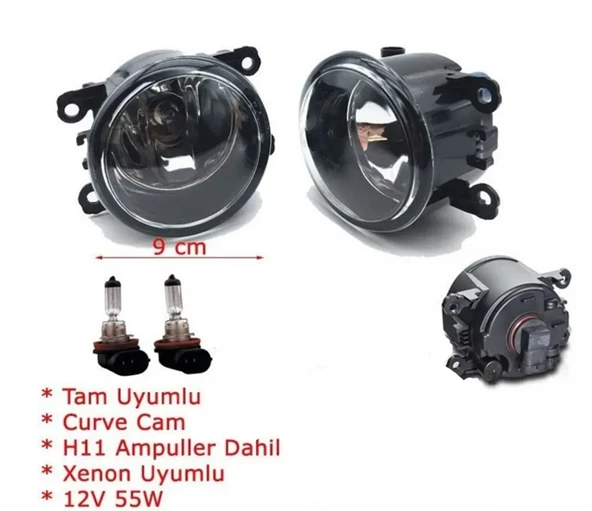 Mitsubishi L200 2010-2015 Sis Farı Seti 8200074008 - Resim 2