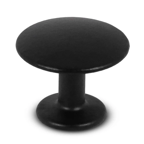 Düğme Çekmece Dolap Dolabı Kapak Kulpu Kulpları Kulbu Siyah Metal Daire Kulp Mobilya Mutfak