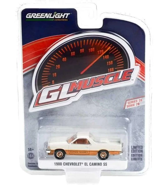 Greenlight 1980 Chevrolet El Camino SS 1/64 Model Araba