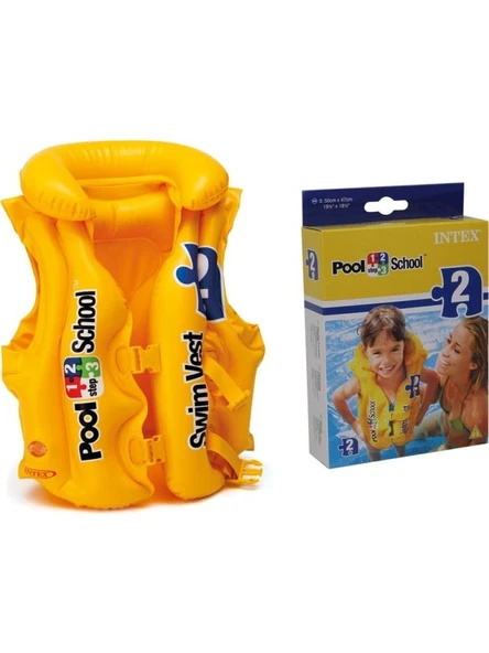 Yakalı Sarı Yelek 50X47CM