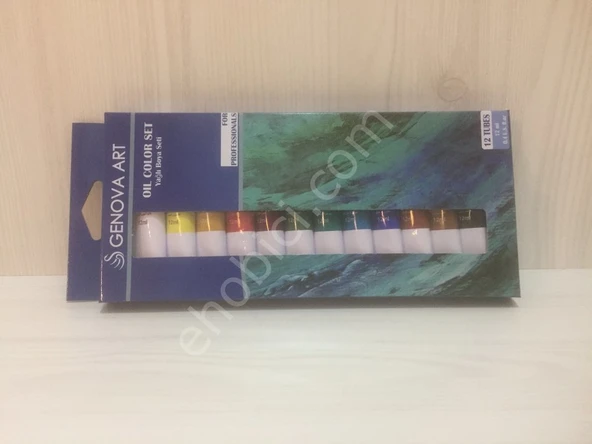 Cenova Art Yağlı Boya Seti 12 li - 12ml - 2