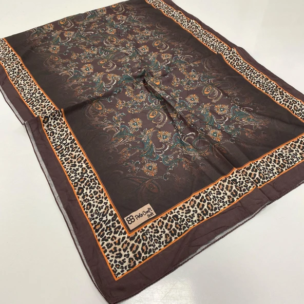 Polo Craft Soft Pamuklu Şal Etro Desen FZY0602 ürün görseli