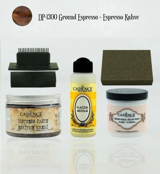 Cadence Ahşap Masif Doku Yapım Seti 5 li ürün görseli 1