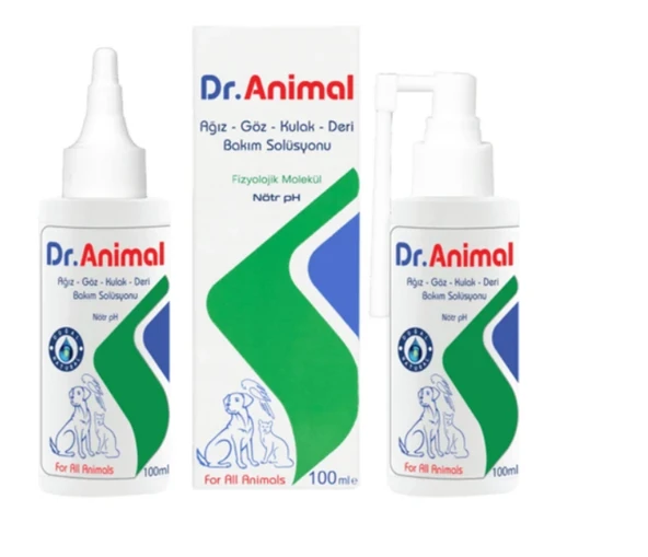 Dr. Animal Ağız Göz Kulak 100 ml Deri Bakım Solüsyonu