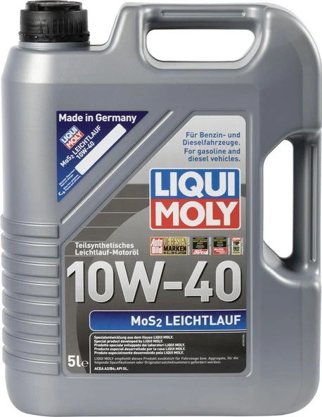 Liqui Moly MoS2 Leichtlauf 10W-40 5 l Otomotiv Bakım Ürünü ürün görseli