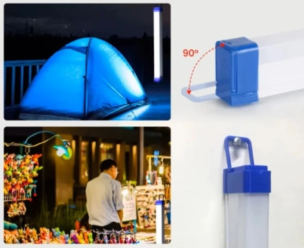 USB Şarjlı LED Aydınlatma Işıldak 3 Farklı Işık Modu