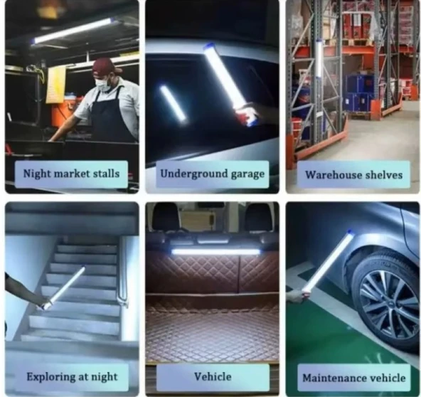 USB Şarjlı LED Aydınlatma Işıldak 3 Farklı Işık Modu - 3