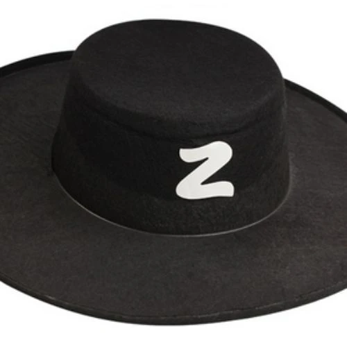 Zorro Şapka Maske Set Yetişkin - 1