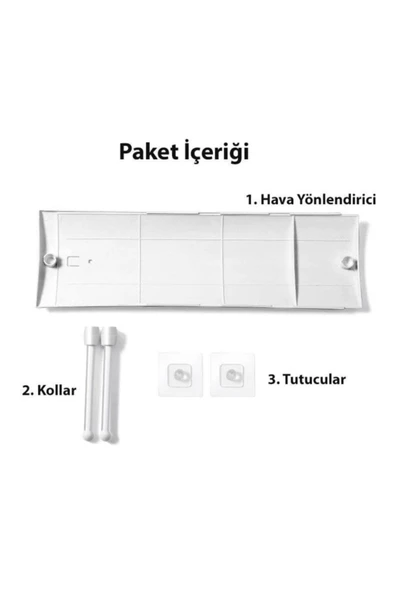 Trend Store Ayarlanabilir Hava Yönlendirici Klima Aparatı - 4