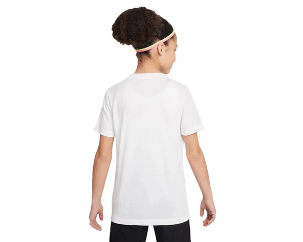 Nike Dri-fit Park Çocuk Tişört Beyaz Cw6941-100 - 4