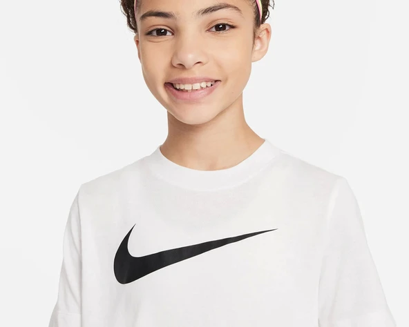 Nike Dri-fit Park Çocuk Tişört Beyaz Cw6941-100 - 2