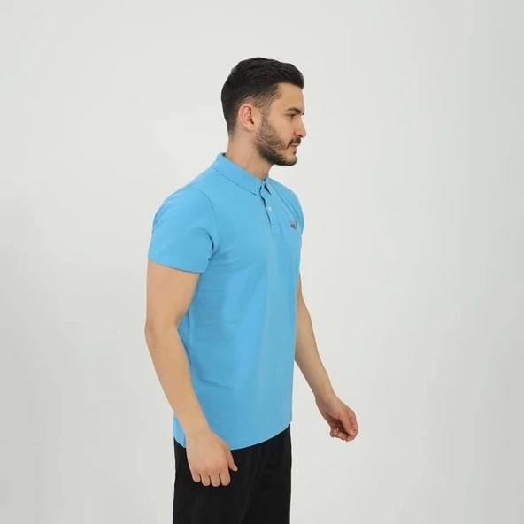 Joma Joma Erkek Günlük T-Shirt Polo Rush MAvi 4231115 - 4