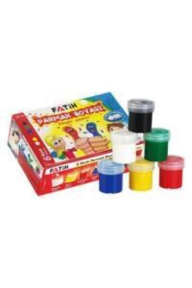 Parmak Boyası 25 ml 6 Renk 50021 ürün görseli