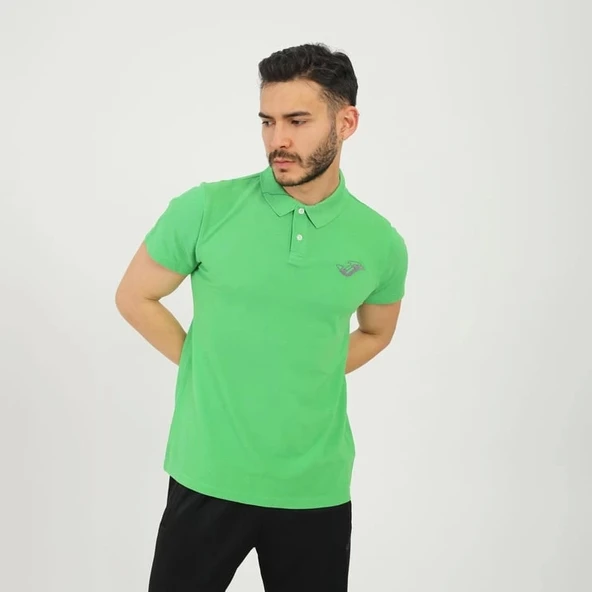 Joma Erkek Günlük T-Shirt Polo yeşil Rush 4231115 - 2
