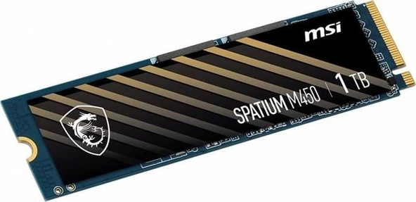 MSI Spatium M450 1TB 3600/3000MB/s PCIe NVMe M.2 SSD Disk - 4