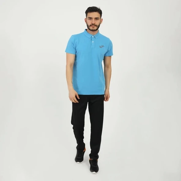 Joma Joma Erkek Günlük T-Shirt Polo Rush MAvi 4231115 - 3