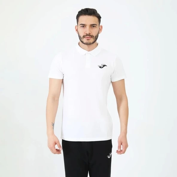 Joma Erkek Günlük T-Shirt Polo Rush  Beyaz 4231115 - 3