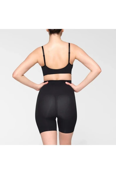 1 Beden İncelten Şekillendirici Şort Korse Yüksek Bel Tasarım 1 Beden İncelme Etkili - 3