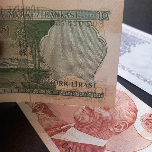 Escoines Koleksiyon 39963685473642b410 6.Emisyon 5/10/20Türk Lirası ÇÇT/ÇA/ÇİL Eski kağıt para - 6