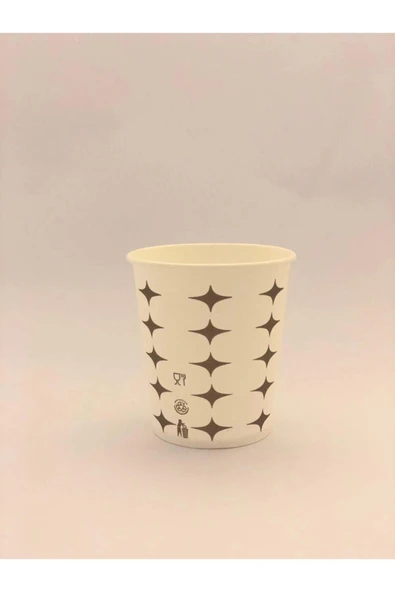 Vendik Gramajlı Kalın 6.5 Oz Karton Bardak 100 Adet - Resim 3