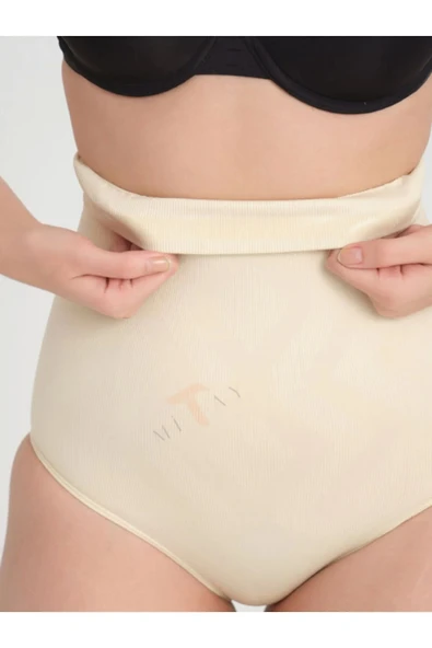 Toparlayıcı Doğum Sonrası Korse Inceltici Sıkılaştırıcı Altı Slip Korse Yüksek Bel - 4