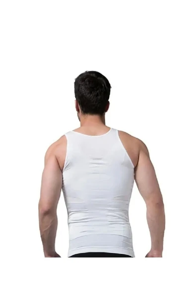 Erkek Atlet Korse Toparlayıcı Sıkılaştırıcı Duble Atlet Korse - 4