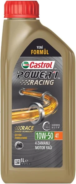 Castrol POWER1 Racing 4T 10W-50 1 Litre Motosiklet Yağı