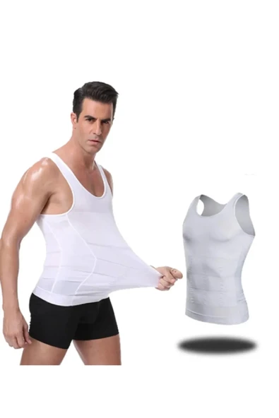 Erkek Atlet Korse Toparlayıcı Sıkılaştırıcı Duble Atlet Korse - 3