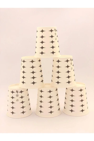 Vendik Gramajlı Kalın 6.5 Oz Karton Bardak 100 Adet - Resim 2