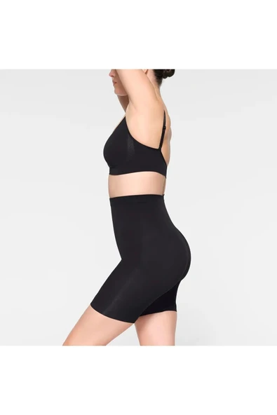 1 Beden İncelten Şekillendirici Şort Korse Yüksek Bel Tasarım 1 Beden İncelme Etkili