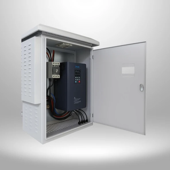 Kamusolar 3 HP / 2.2 kW Tarımsal Solar Sulama Paketi – Half-Cut Panel ve Sürücü İnverterli - 3