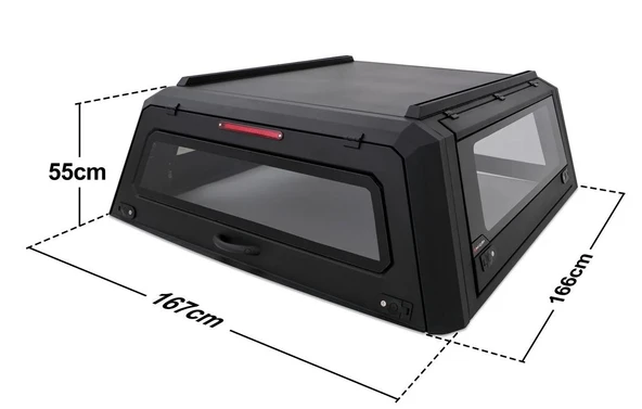 Ssangyong Musso Omcap Camlı Kabin Paslanmaz Çelik 2018 ve Sonrası - Resim 4