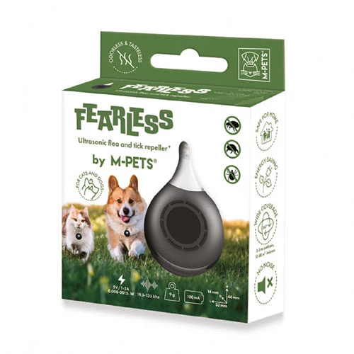 M-Pets Fearless Ultrasonik Pire ve Kene Koruyucu 3,3x1,4x4,6cm