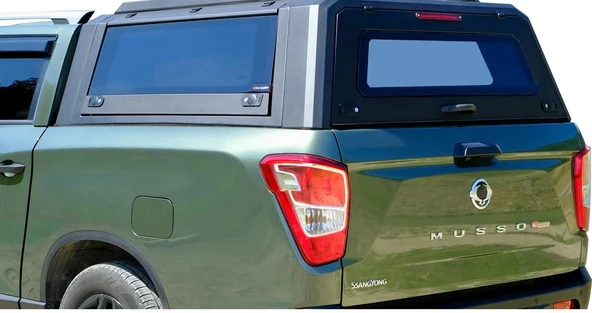 Ssangyong Musso Omcap Camlı Kabin Paslanmaz Çelik 2018 ve Sonrası - Resim 3