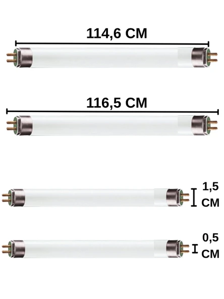 (1 Adet) General 54W 840 Günışığı (4000K) G5 Duylu T5 Floresan - 2