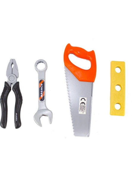 Ceren Ctoys Oyuncak Çantalı 22 Parça Pilli Vidalama Tamir Ekipmanı  778-11 - 3