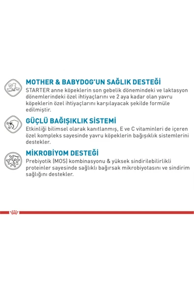 Royal Canin Starter Mother&babydog Gebe/laktasyondaki Anne Ve Yavru Köpekler Için Kuru Köpek Maması 4kg - 2