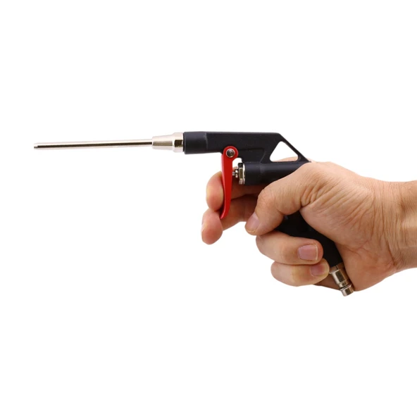 Hava Üfleme Tabancası Profesyonel Uzun Ağızlı Uçlu Temizlik Toz Giderme Tabancası Kompresör 12 cm - 2