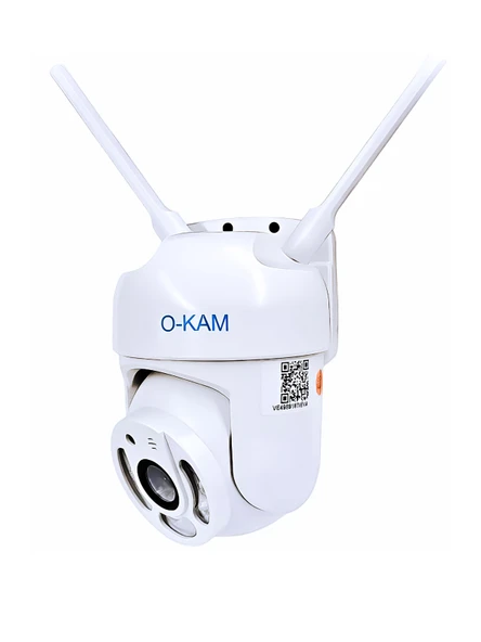 O-KAM 3MP WiFi Güvenlik Kamerası Gece Renkli 355° Döner Çift Yön Ses SD Destekli - 2