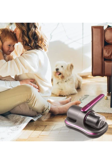 Auhma Ahv-07 Kablosuz Yatak Akar Süpürgesi 12V UV Sterilizasyonlu Mite Remover - 4