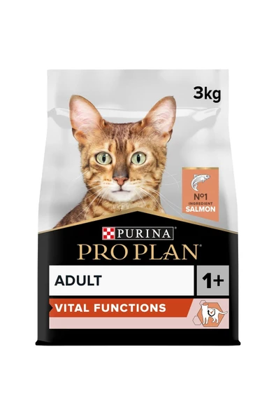 Pro Plan Adult Somonlu Yetişkin Kedi Maması 3 Kg - 4
